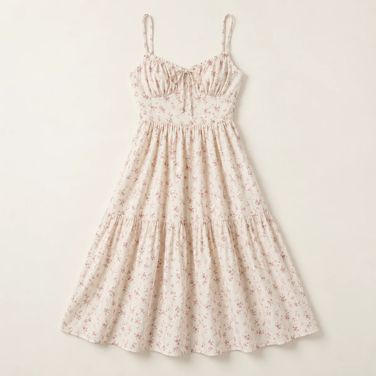 Petal Print Midi Dress (Demo)