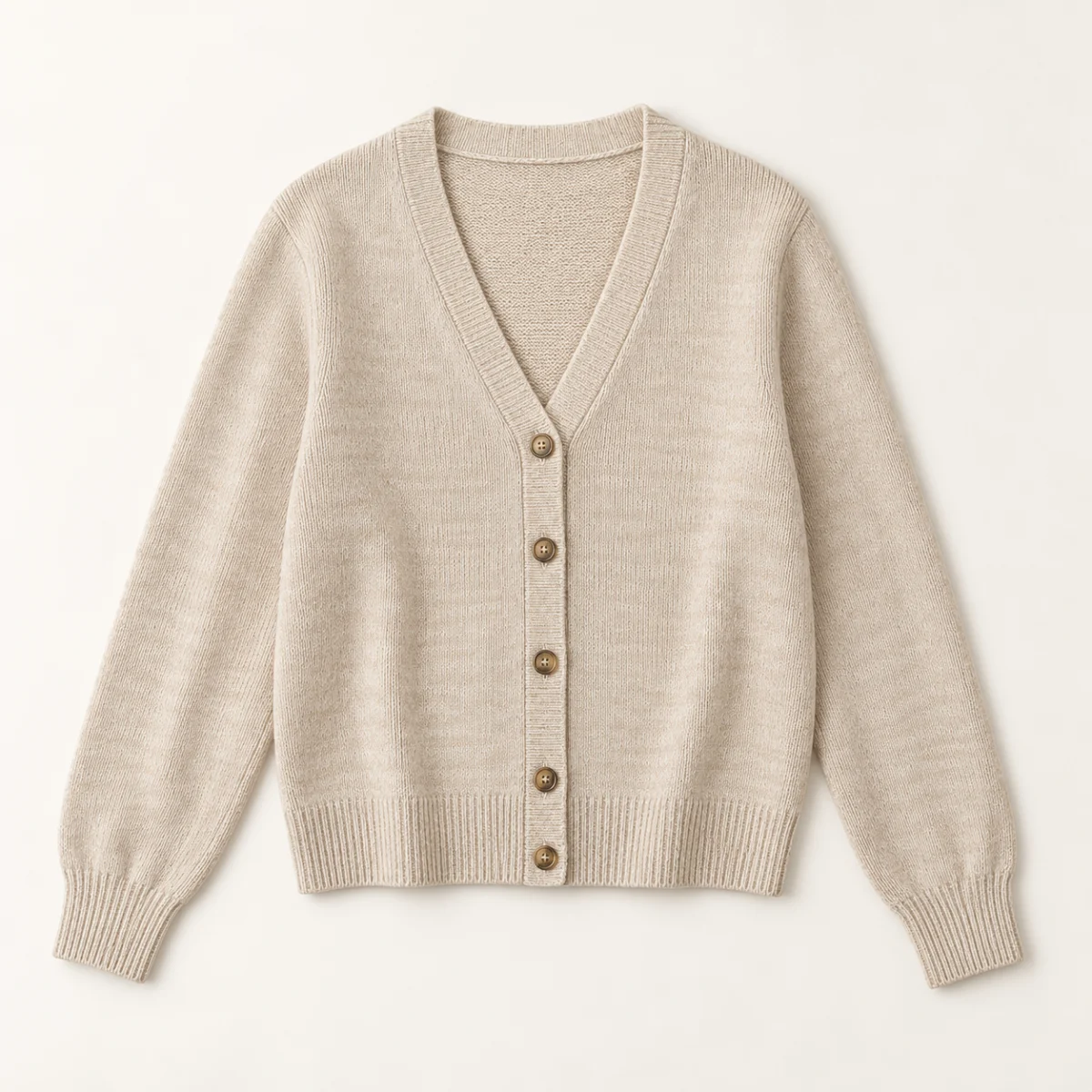 Oatmeal Everyday Cardigan (Demo)