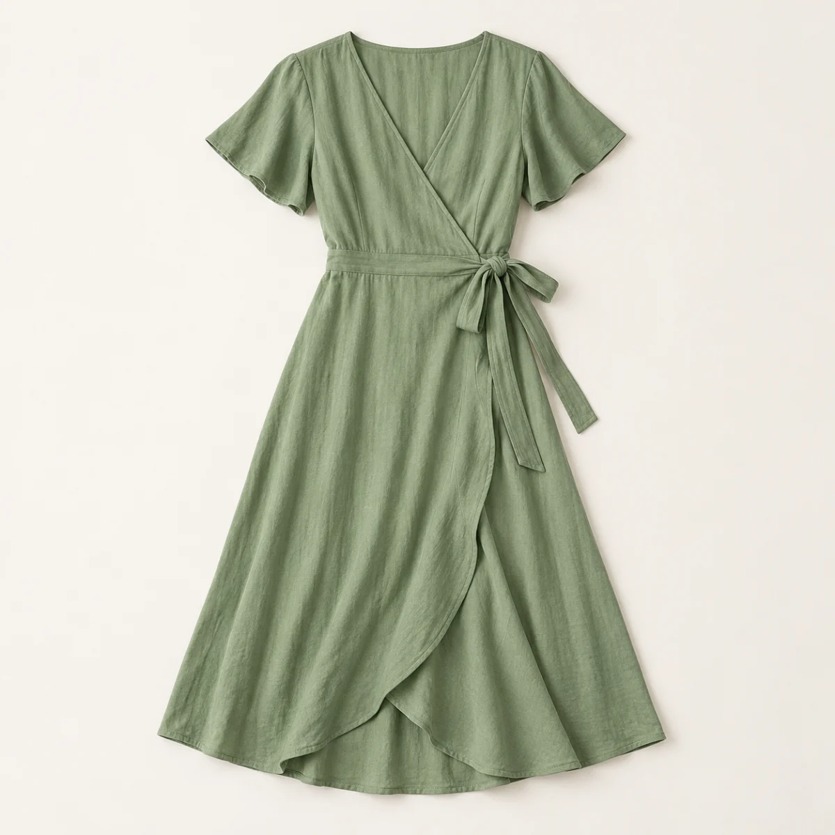 Sage Weekend Wrap Dress (Demo)